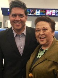 Frank Buckley appears alongside Amy Hill.