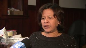 Erena Munson on Feb. 7, 2017 discusses how she was hired on Craigslist to wrap packages that were bought with stolen credit card numbers.