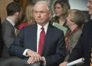 US Senator Jeff Sessions, Republican of Alabama and nominee for US Attorney General, attends a Senate Environment and Public Works Committee hearing on Capitol Hill in Washington, DC, February 2, 2017. (Credit: SAUL LOEB/AFP/Getty Images)