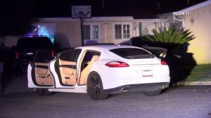 Police in La Palma investigate a home-invasion robbery. (Credit: OnScene.TV)