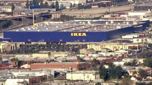 The massive new IKEA Burbank is set to open Feb. 8. (Credit: KTLA)