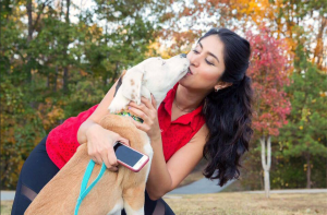 Nazanin Zinouri is shown with her dog, Dexter, in a photo uploaded to her Facebook page on Oct. 29, 2016.