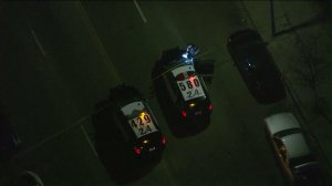 A mother was killed while walking with her 2-year-old baby in El Sereno on Tuesday, Feb. 22, 2017. (Credit: KTLA)
