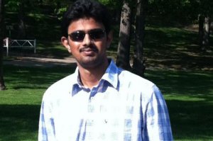 Srinivas Kuchibhotla is shown in a photo from a GoFundMe page.
