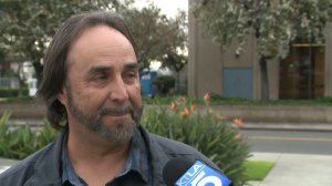 Ted Twardak on Feb. 7, 2017 describes how he was victimized by a credit card scam. (Credit: KTLA) 