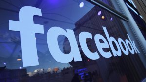 The Facebook logo is visible in this 2016 file photo. (Credit: Sean Gallup/Getty Images)