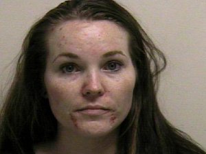 Lacey Christenson is seen in a booking photo released by the Utah County Sheriff's Office.