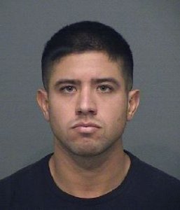 Gonzalo Castro is seen in a booking photo released by Huntington Beach police.
