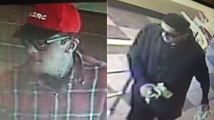 Police released photos of a man wanted in connection with a series of robberies in Garden Grove.