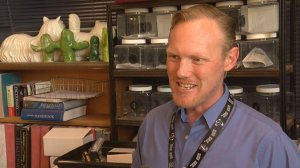 Erik Fleming is one out of 50 teachers nationwide working on new lesson plans about climate literacy with NASA. (Credit: KGUN)