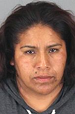Perris police released this booking photo of Juanita Mendez-Medrano. 