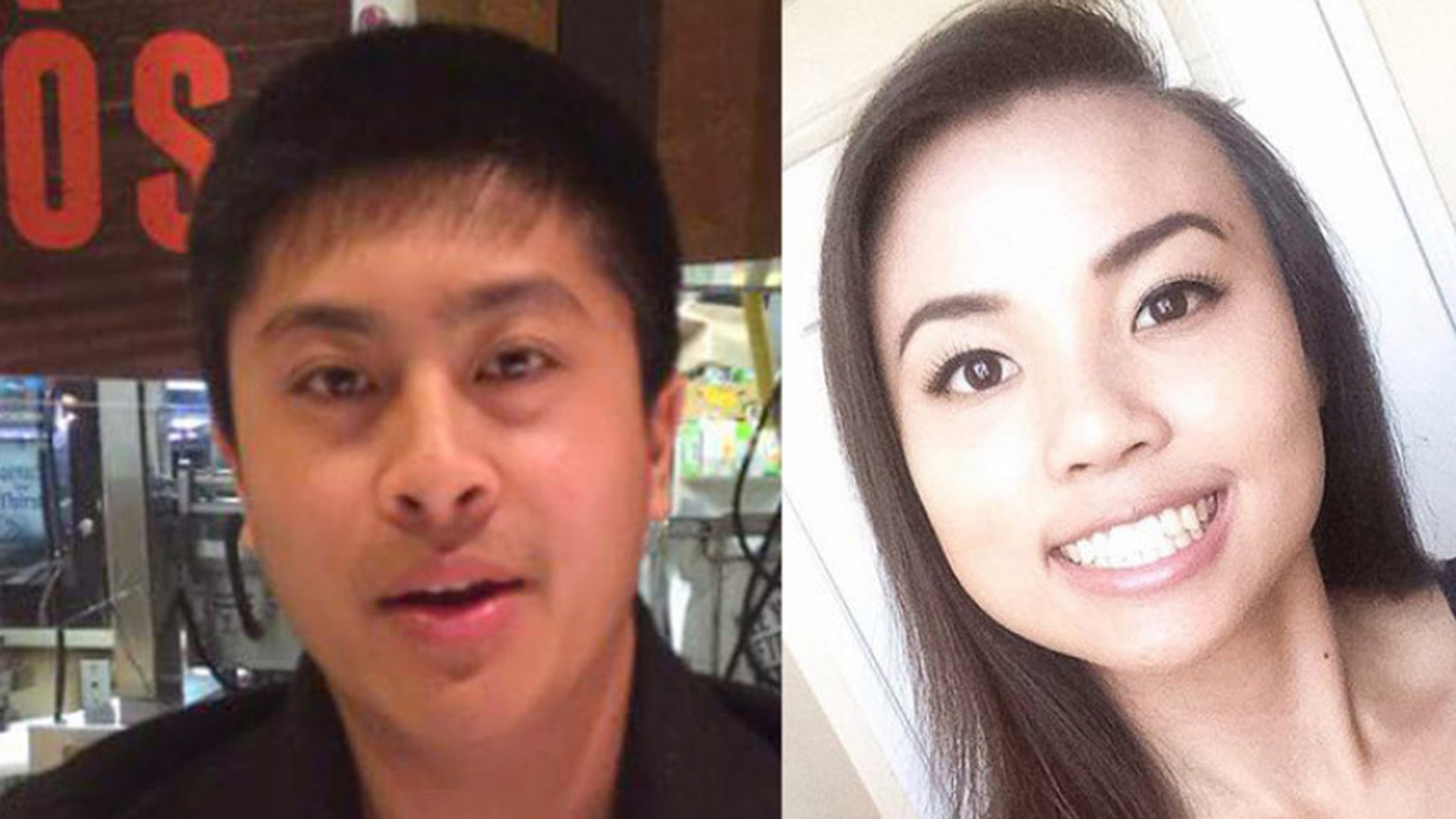 Rachel Nguyen, right, and Joseph Orbeso are seen in photos posted to a fundraising page.