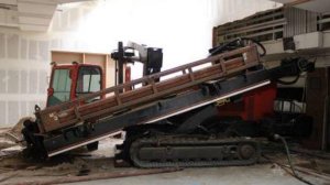 The horizontal-drilling machine used to construct the tunnel is seen in a warehouse. (U.S. Attorney's Office via Los Angeles Times)