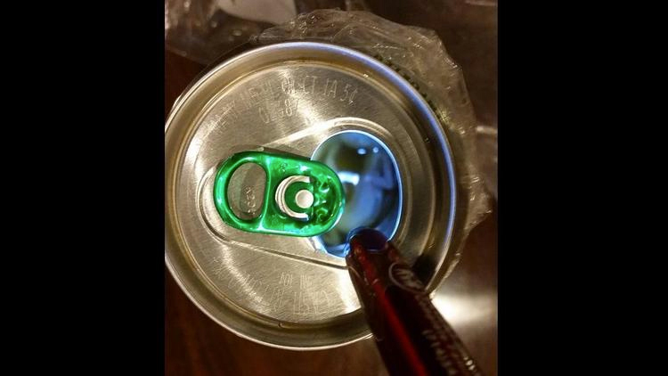 George Toubbeh of Fountain Valley alleges he suffered severe abdominal pain and vomiting in August 2015 after drinking from a 24-ounce Heineken beer can that had two dead juvenile leopard geckos inside. (Courtesy of DiMarco Araujo Montevideo)