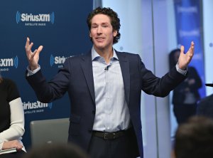 Joel Osteen participates in 'Joel Osteen Live' featuring Joel and Victoria Osteen with special guests Fr. Ed Leahy, A. J. Calloway and Matt and Laurie Crouch at SiriusXM Studios on October 3, 2016 in New York City. (Credit: Cindy Ord/Getty Images)