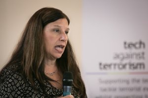 Acting Secretary of the Department of Homeland Security Elaine Duke speaks in San Francisco on Aug. 1, 2017. (Credit: Elijah Nouvelage/Getty Images)