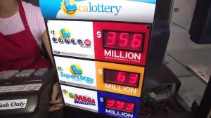 Jackpots for both the Powerball and Mega Millions game topped $350 million on Aug. 11, 2017, ahead of the weekend drawings. (Credit: KTLA) 