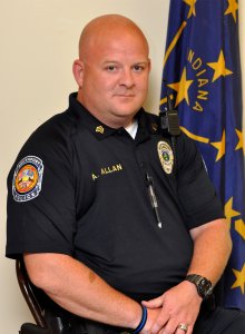 Lt. Aaron Allan is seen in an image provided by the Indianapolis Metropolitan Police Department.