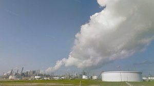 The outside of the Motiva oil refinery in Port Arthur, TX is seen here. (Credit: Google Maps)