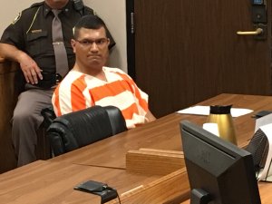 Justin Thomas Fell, 33, of Alma, was charged Tuesday, Aug. 29 with four felonies including failing to stop at the scene of an accident resulting in death and tampering with evidence. (Credit: WNEM)