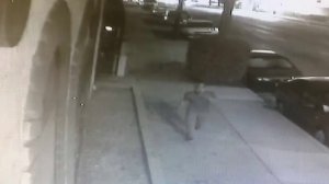 A man who allegedly attempted to rape a woman outside her Van Nuys apartment is shown leaving the scene in surveillance video provided by LAPD officials on Aug. 15, 2017. 