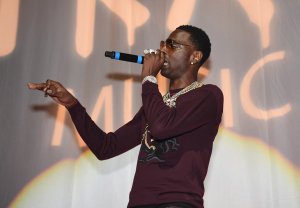 Rapper Young Dolph performs onstage at night four of the Late Night Concert during the 2017 BET Experience at The Novo by Microsoft on June 25, 2017 in Los Angeles, California. (Credit: Paras Griffin/Getty Images for BET)