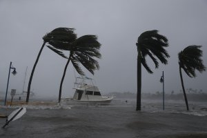 Boats ride out Hurricane Irma in Miami, Florida on Sept. 10, 2017. (Credit: Joe Raedle/Getty Images)