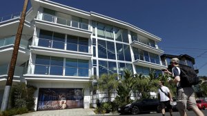 Pictured is a home on Weidlake Drive in Hollywood Hills that drew scrutiny in 2015 for its lavish parties. (Mel Melcon / Los Angeles Times)