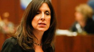 Deputy District Attorney Beth Silverman during a court appearance. (Credit: Mark Boster / Los Angeles Times)