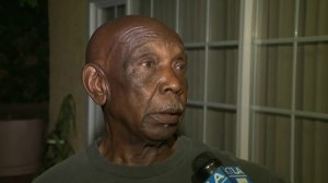Wilford Burgess is seen speaking to KTLA on Sept. 13, 2017. (Credit: KTLA)