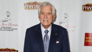 TV host Monty Hall arrives at the 3rd annual Jerry Herman Awards at the Pantages Theatre on June 1, 2014 in Hollywood, Calif. (Credit: Chelsea Lauren/Getty Images for the Pantages Theatre)