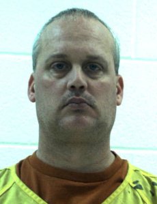 Jeffrey Sandusky is seen in a booking photo released by the Centre County Correctional Facility.