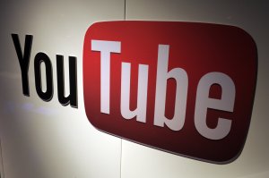 A photo shows a YouTube logo on Dec. 4, 2012 near Paris, France. (Credit: Eric Piermont/AFP/Getty Images)