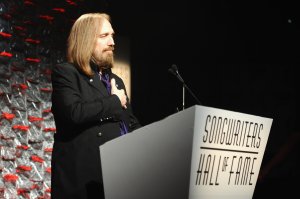 Tom Petty speaks onstage during the Songwriters Hall Of Fame 47th Annual Induction And Awards on June 9, 2016, in New York City. (Credit: Larry Busacca / Getty Images)