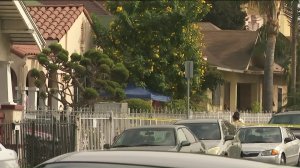 who were found covered in white powder -- are believed to live in South L.A. on Oct. 19, 2017. (Credit: KTLA)