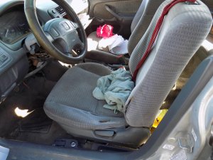 Port Hueneme released this photo of the inside of the suspect's vehicle. 