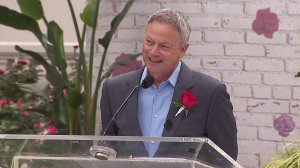 Actor Gary Sinise was named grand marshal of the 2018 Tournament of Roses Parade on Oct. 30, 2017. (Credit: KTLA)