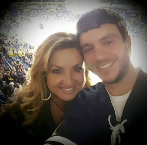 Sonny Melton is seen standing next to his wife in a photo posted to Facebook.