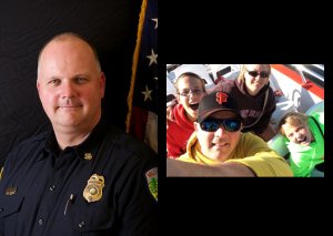 Fire Chief Tom Welch and his family are seen in a photo posted to the Mill Valley Fire Department's website.