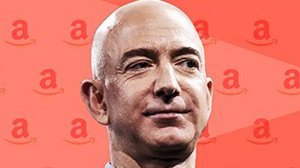 Jeff Bezos, the founder and largest shareholder of Amazon, reached the 12-digit milestone for the first time, according to Bloomberg, one of the two major services that track the real-time net worth of the world's richest people. (Credit: Getty Images/CNN Money)