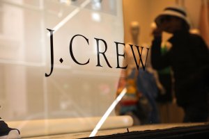 A J. Crew store stands in lower Manhattan on May 12, 2017 in New York City. (Credit: Spencer Platt/Getty Images)