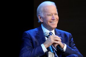 Former Vice President Joe Biden speaks onstage during Glamour Celebrates 2017 Women Of The Year Live Summit at Brooklyn Museum on November 13, 2017 in New York City. (Credit: Craig Barritt/Getty Images for Glamour)