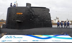 An Argentine submarine is missing after it lost communication. (Credit: ALEJANDRO MORITZ/AFP/Getty Images)