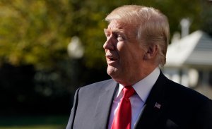 Donald Trump is seen during an event honoring the NCAA national championship teams on Nov. 17, 2017 in Washington, DC. (Credit: Mandel Ngan/AFP/Getty Images)