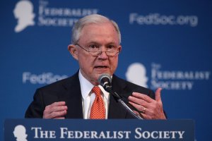 U.S. Attorney General Jeff Sessions speaks during an event Nov. 17, 2017, in Washington, DC. (Credit: Alex Wong / Getty Images)