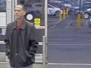 The Thornton Police Department released still photographs of the suspect in the fatal triple shooting inside a Walmart Wednesday night. (Credit: Thornton Police Department)