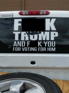 In a post on Facebook, Fort Bend County Sheriff Troy E. Nehls said he had received numerous calls about the offending sticker. (Credit: Karen Cook Fonseca via CNN)