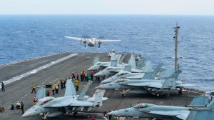 Three people are missing after a US Navy plane crashed into the ocean southeast of Okinawa on Wednesday. (Credit: Mass Communication Specialist 3rd Class Eduardo Otero/Navy media Content Operations/U.S. Navy)