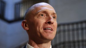 Former Trump foreign policy adviser Carter Page told the House intelligence committee last week that he floated the idea of then-candidate Donald Trump taking a trip to Russia in May 2016, according to transcript of his interview. (Credit: J. Scott Applewhite/AP)