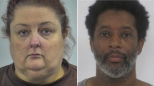 Alexandra Hatcher and Albert Hatcher Jr. are shown in 2017 photos from the Western Tidewater Regional Jail.